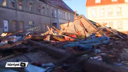 Almanya'da hortum yaralarını sarma çabası