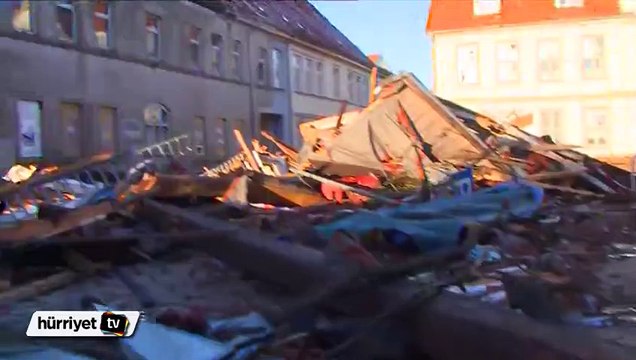 Almanya'da hortum yaralarını sarma çabası