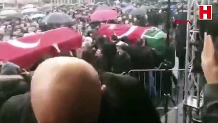 Almanya'daki ırkçı saldırının kurbanları için cenaze töreni