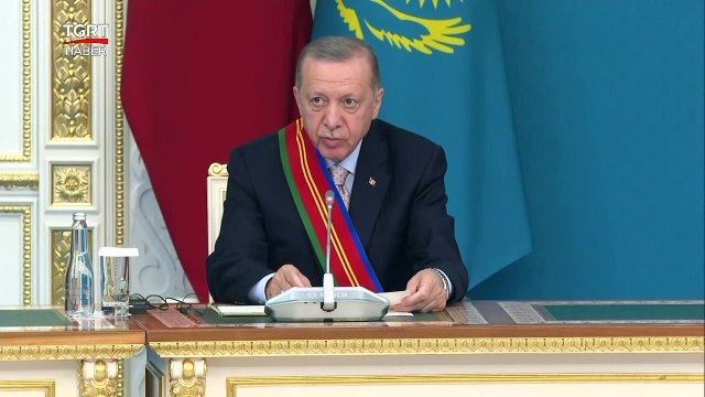 Kazakistan Cumhurbaşkanı Erdoğan'a Devlet Dostluk Nişanı Takdim Etti - Türkiye Gazetesi