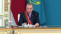 Kazakistan'dan Cumhurbaşkanı Erdoğan'a Devlet Dostluk Nişanı - TGRT Haber