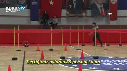 Alev savaşçısı olmak için ter döktüler