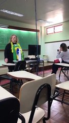 Saudação nazi, professora, paraná