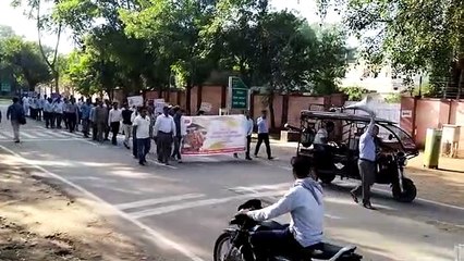 डाक विभाग ने रैली निकालकर लोगों को किया जागरूक