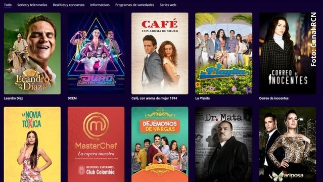 Disfruta tus producciones favoritas del Canal RCN sin condiciones y a tu ritmo