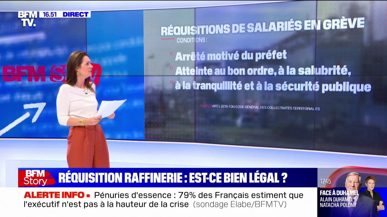 Carburant: les conditions pour que la réquisition de salariés grévistes soit possible