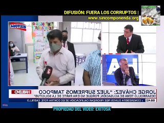 FISCAL CHÁVEZ COTRINA DIO CÁTEDRA SOBRE LA DENUNCIA CONSTITUCIONAL Y PUSO EN SU SITIO A NICOLÁS LUCAR