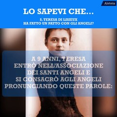 Il patto di Santa Teresa di Lisieux con gli angeli
