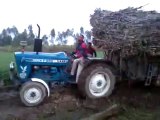 Swaraj 855 Mahindra 285 Arjun 555 Ford 3600 Fully Loaded Trolly Pulling And Accident