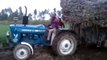 Swaraj 855 Mahindra 285 Arjun 555 Ford 3600 Fully Loaded Trolly Pulling And Accident