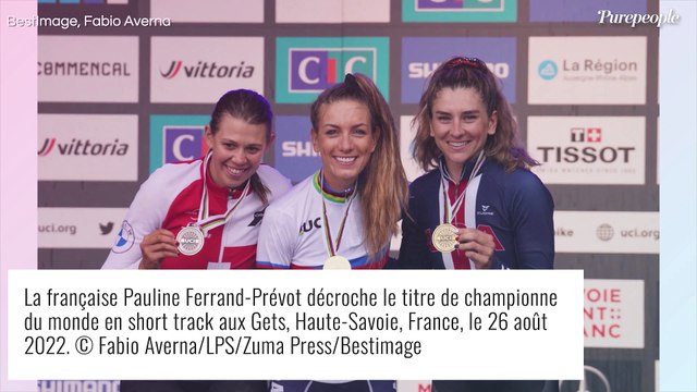 Pauline Ferrand-Prévot en mode girly : elle troque sa tenue de cycliste contre une superbe tenue de soirée