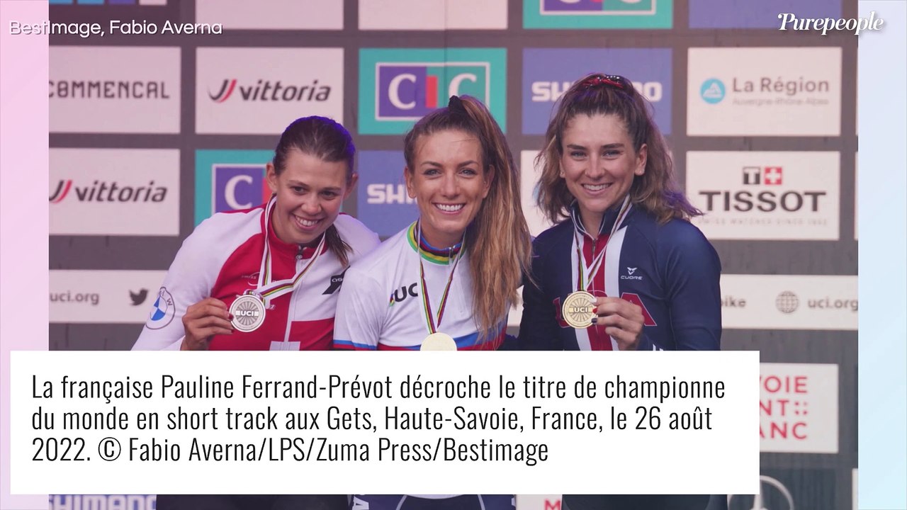 Pauline Ferrand-Prévot en mode girly : elle troque sa tenue de cycliste contre une superbe tenue de soirée