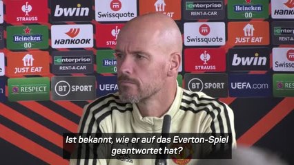 Ten Hag: "Ronaldo wird es nicht akzeptieren"