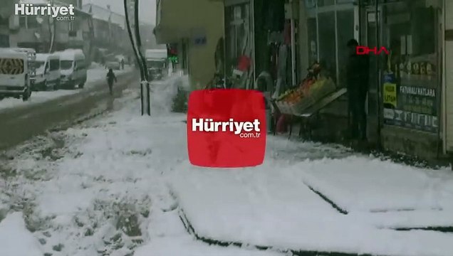 Bingöl Karlıova'da kar yağışı
