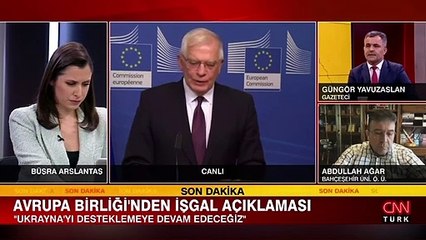 AB Yüksek Temsilcisi Josep Borrell'den ilk açıklama