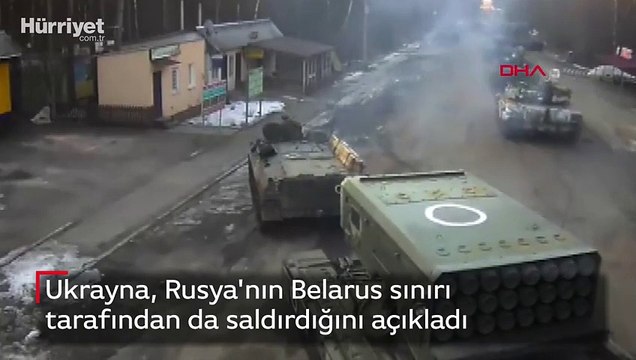 Ukrayna, Rusya'nın Belarus sınırı tarafından da saldırdığını açıkladı