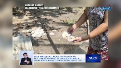 25 residente na umano'y nakakain ng shellfish, naospital | Saksi