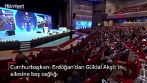 Cumhurbaşkanı Erdoğan'dan Güldal Akşit'in ailesine baş sağlığı