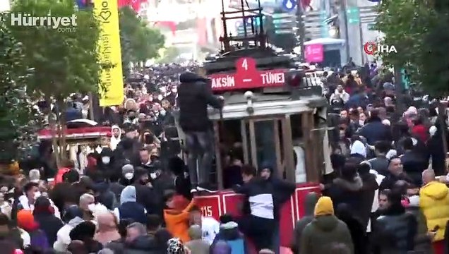Taksim'de 'pes' dedirten anlar