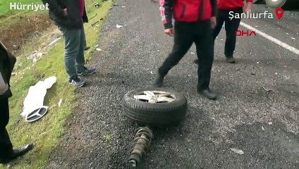Siverek'te zincirleme kaza: 1 ölü, 1 yaralı