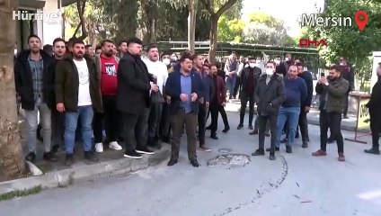 Mersin'de yerel gazeteye boyalı ve yumurtalı saldırıya 18 gözaltı