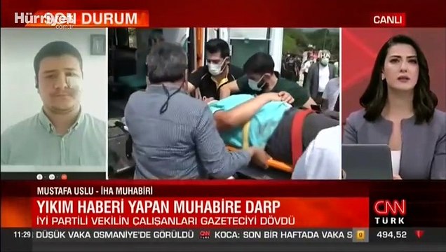 İHA muhabirine saldırı
