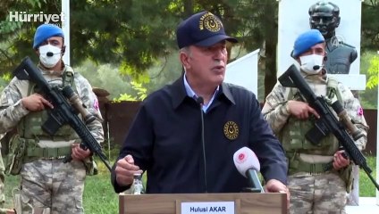 Bakan Akar'dan Yunanistan'a sert tepki