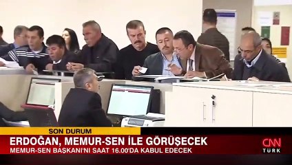 Cumhurbaşkanı Erdoğan Memur-Sen Başkanı ile görüşecek