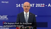 YÖK Başkanı Prof. Dr. Erol Özvar açıklamalarda bulundu