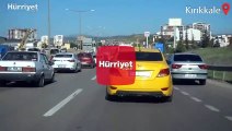 Kilit kavşak Kırıkkale'de trafik yoğunluğu başladı