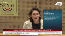 Audition d'Amélie Oudéa-Castéra, ministre des sports, au Sénat (12/10/2022)