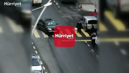 Trafik magandası terör estirdi