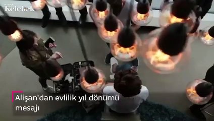 Alişan'dan evlilik yıl dönümü mesajı
