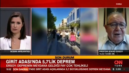 Yunanistan'ın Girit adasında deprem! İlk görüntüler