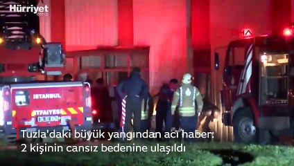 Tuzla'daki yangından acı haber