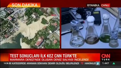 Müsilaj test sonuçları ilk kez CNN TÜRK'te