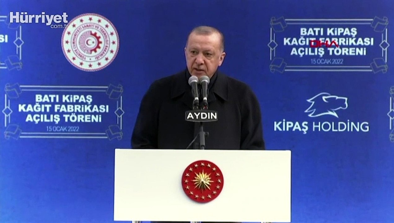 Avrupa’nın en büyük kağıt fabrikası açıldı... Erdoğan: Türk ekonomisine güvenen herkese sahip çıkıyoruz