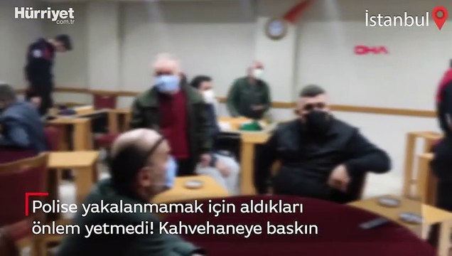 Güvenlik kamerasıyla önlem de yetmedi! Polis baskınından kaçamadılar