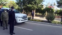 Milli Savunma Bakanı Hulusi Akar ve beraberindeki TSK komuta kademesi ile sınır hattında