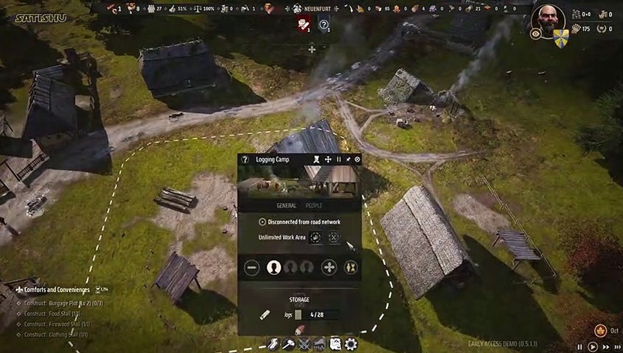 Feuerholz ist auch sehr wichtig! (Part 1) | Manor Lords  |  Episode 8