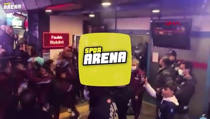 Trabzonspor 'şampiyon' sloganlarıyla karşılandı