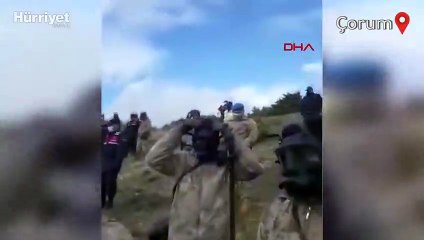 Köyde su tartışması arbedesinde jandarma  gazla müdahale etti