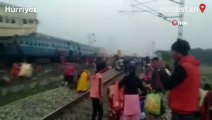 Hindistan'da yolcu treni raydan çıktı! Ölü ve yaralılar var