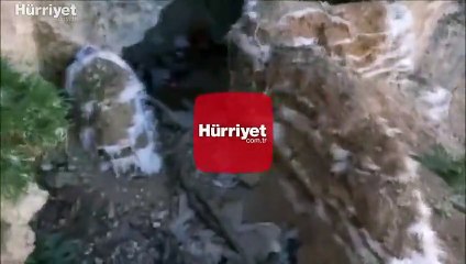 Pençe operasyonlarında tespit edilen mağara kullanılamaz hale getirildi