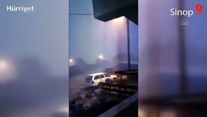 Sel felaketinin yaşandığı Sinop’ta sağanak etkili oluyor