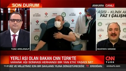 Bakan Varank, yerli aşı için gönüllü oldu