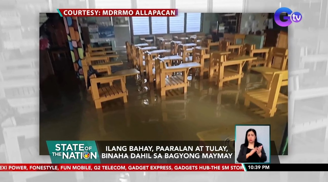 Ilang bahay, paaralan at tulay, binaha dahil sa Bagyong Maymay | SONA