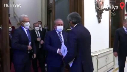 TBMM Başkanı Şentop, İtalya Temsilciler Meclisi Başkanı Roberto Fico ile görüştü