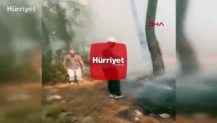 Seydikemer'de orman yangını