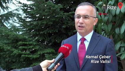 Rize-Artvin Havalimanı’nın çay bardağı figürü taşıyan hava kontrol kulesi görüntülendi